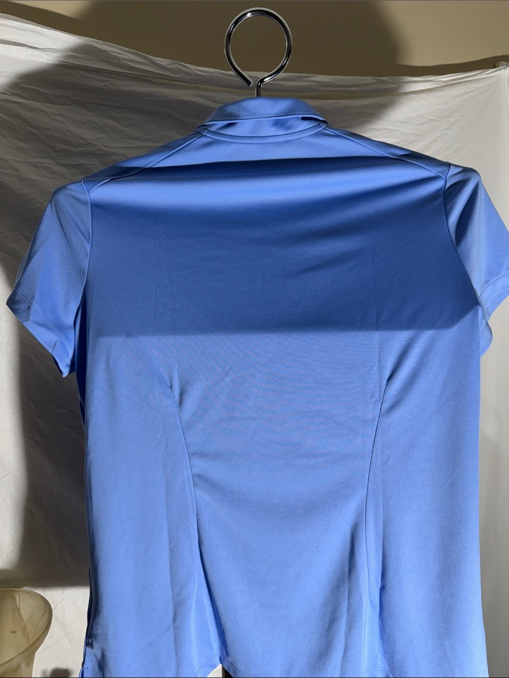 Nike Women's Sky Blue Short-Sleeve Polo - Picture 6 of 7